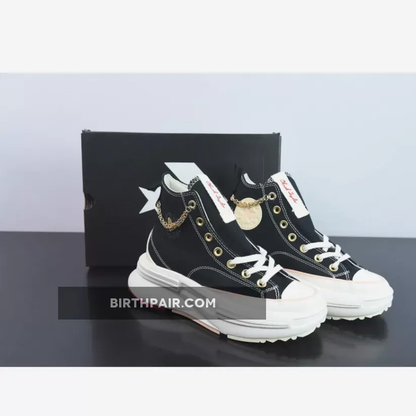 Converse Run Star Legacy CX Platform Gold Chain Black/Egret / 2023 valentine converse