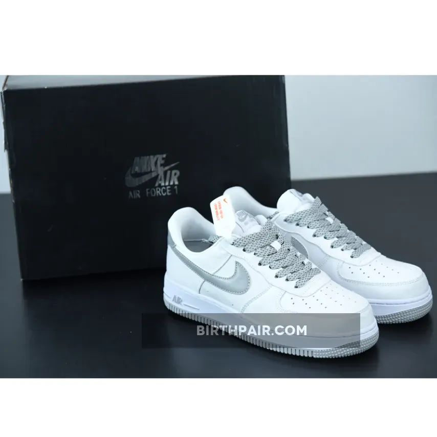 Nike Air Force 1 Low White Grey Grey And White Air Force