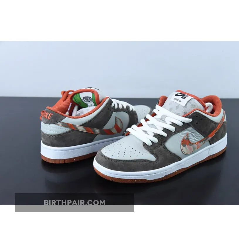 Crushed Sb Dunks Crushed D.C. x Nike SB Dunk Low White/Orange-Brown