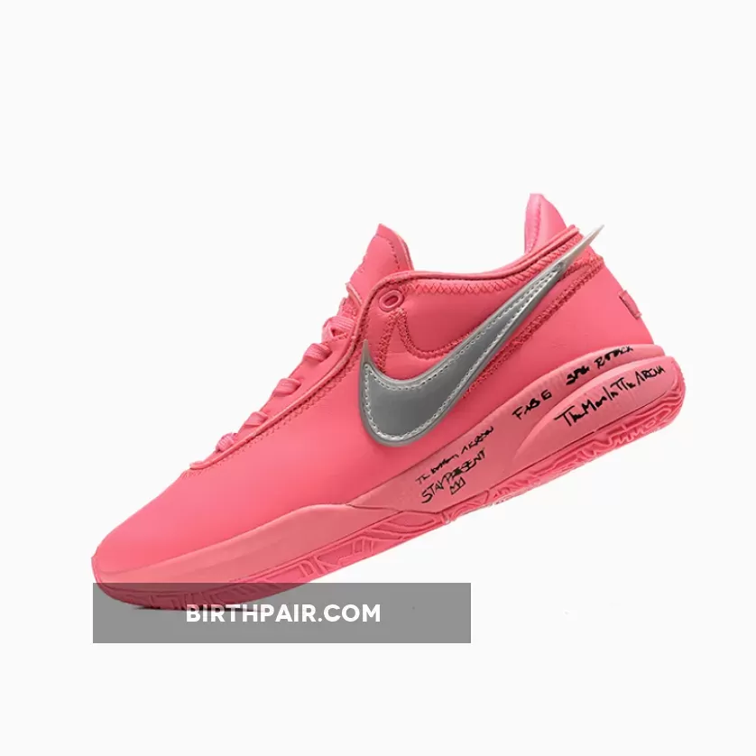 Nike LeBron 20 Pink Silver / Lebron New Shoes Pink