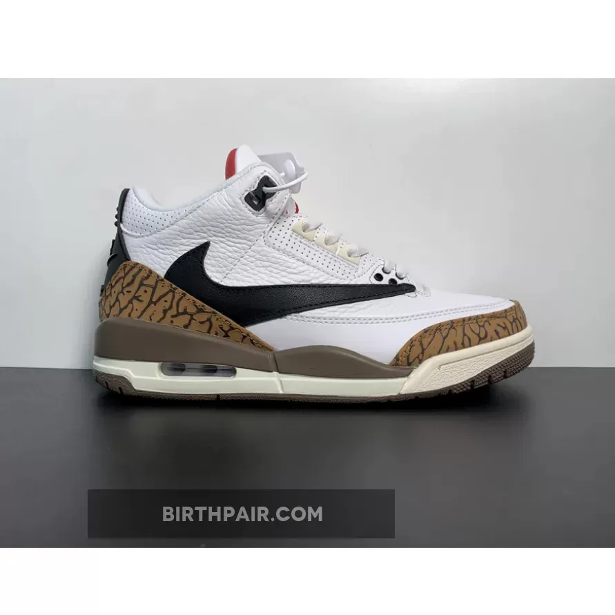 Travis Scott X Nike Air Jordan 3 Tan Brown New Releases