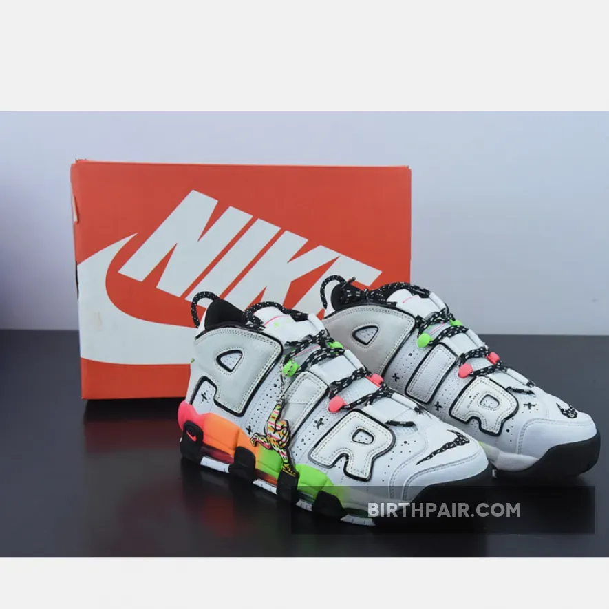 Nike Air More Uptempo White/White-White-Total Orange Dv-1233