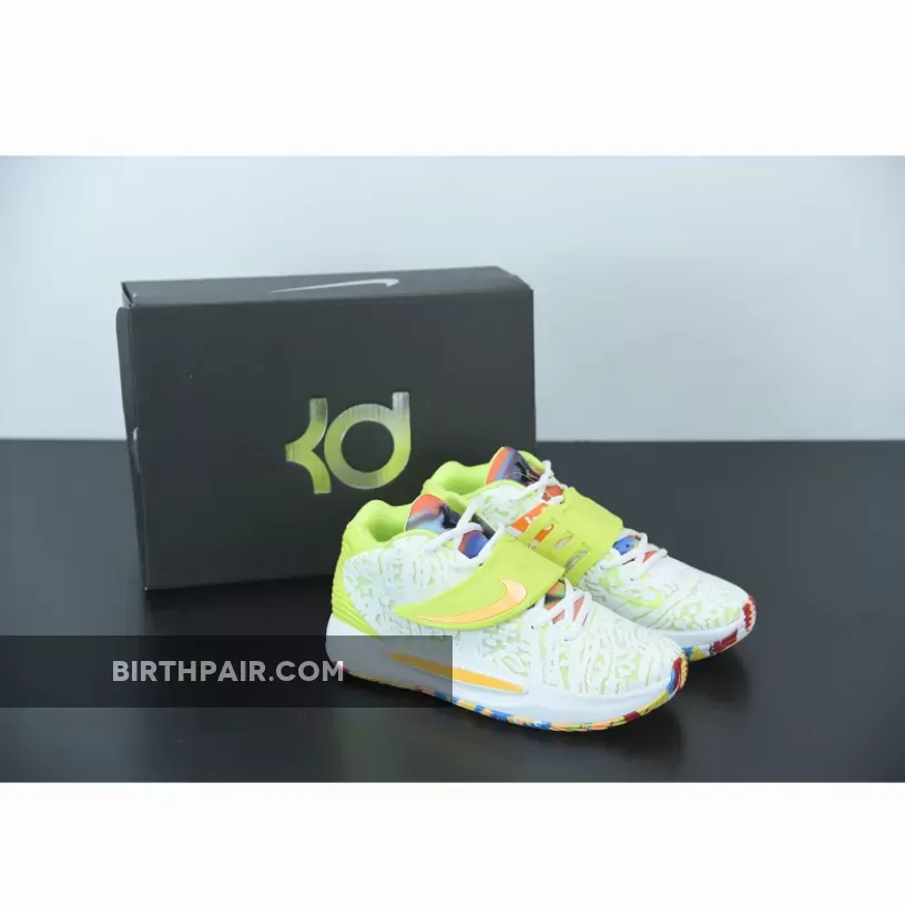 Nike KD 14 "Cyber" White/Lime Green CZ0170-101