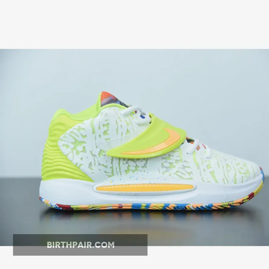 Nike KD 14 Cyber White/Lime Green CZ0170-101