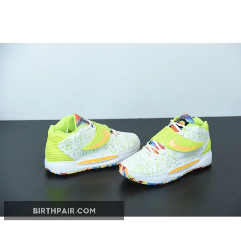 Nike KD 14 Cyber White/Lime Green CZ0170-101