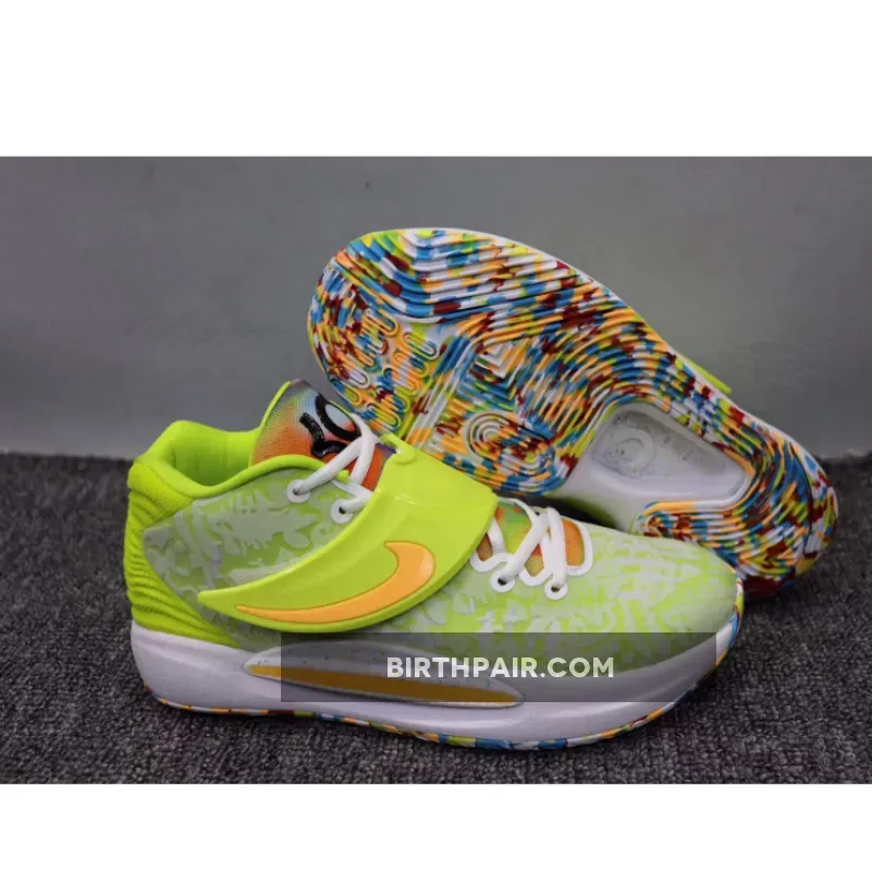 Nike KD 14 Cyber White/Lime Green CZ0170-101