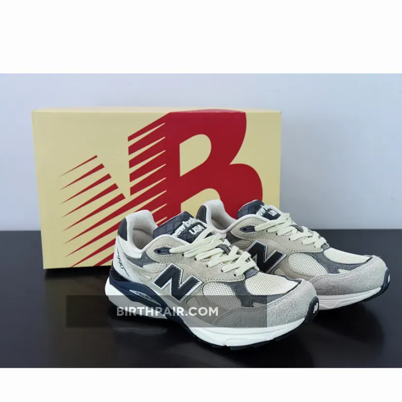 New Balance 990v3 MiUSA Teddy Santis Moonbeam / New Balance 990ad3