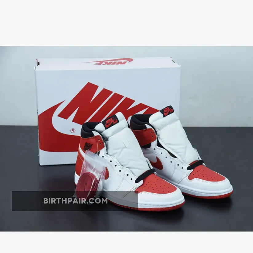 Jordan 1 Red And White / Air Jordan 1 High Heritage White Red