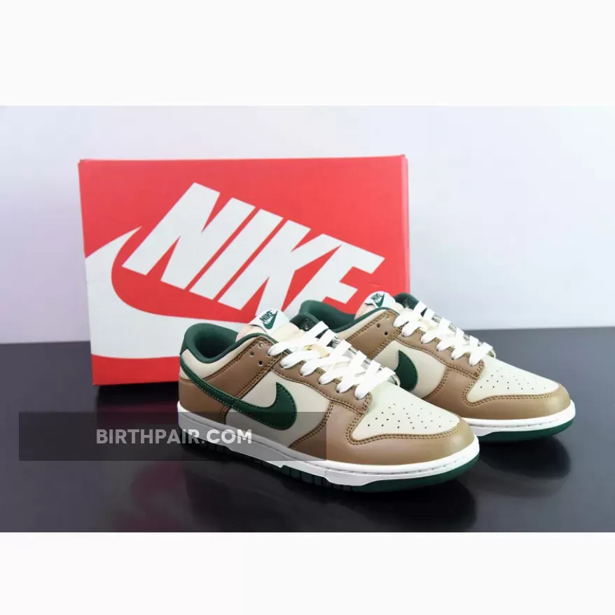 Nike Dunk Low Tan Green FB7160-231 tan and green dunks