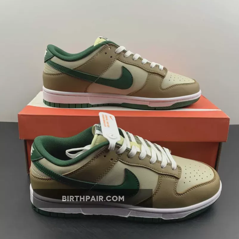 Green And Brown Dunks Low Nike Dunk Low 'Rattan Canyon Green'