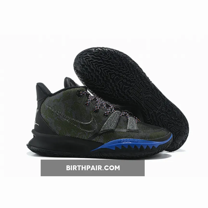 Nike Kyrie 7 Black Olive Royal Blue CQ9326-007