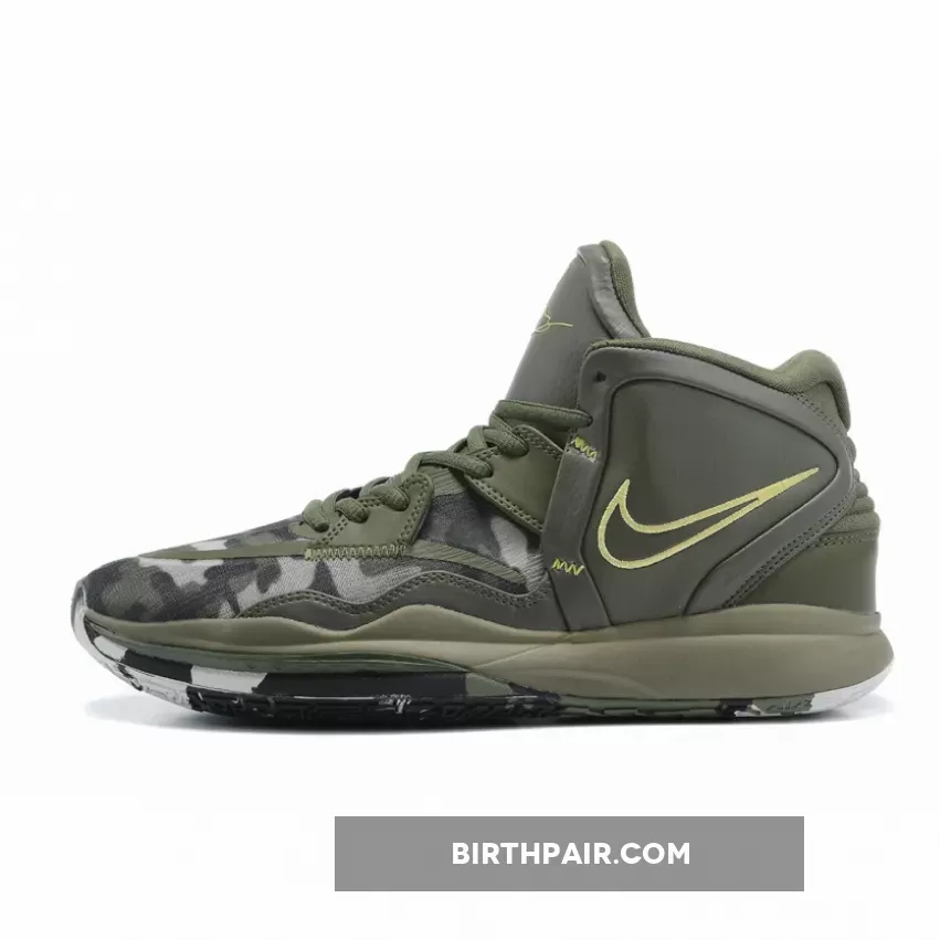 Kyrie Camo Shoes, Nike Kyrie 8 Camo Olive 1675865662