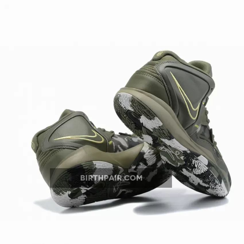 Kyrie Camo Shoes, Nike Kyrie 8 Camo Olive 1675865662
