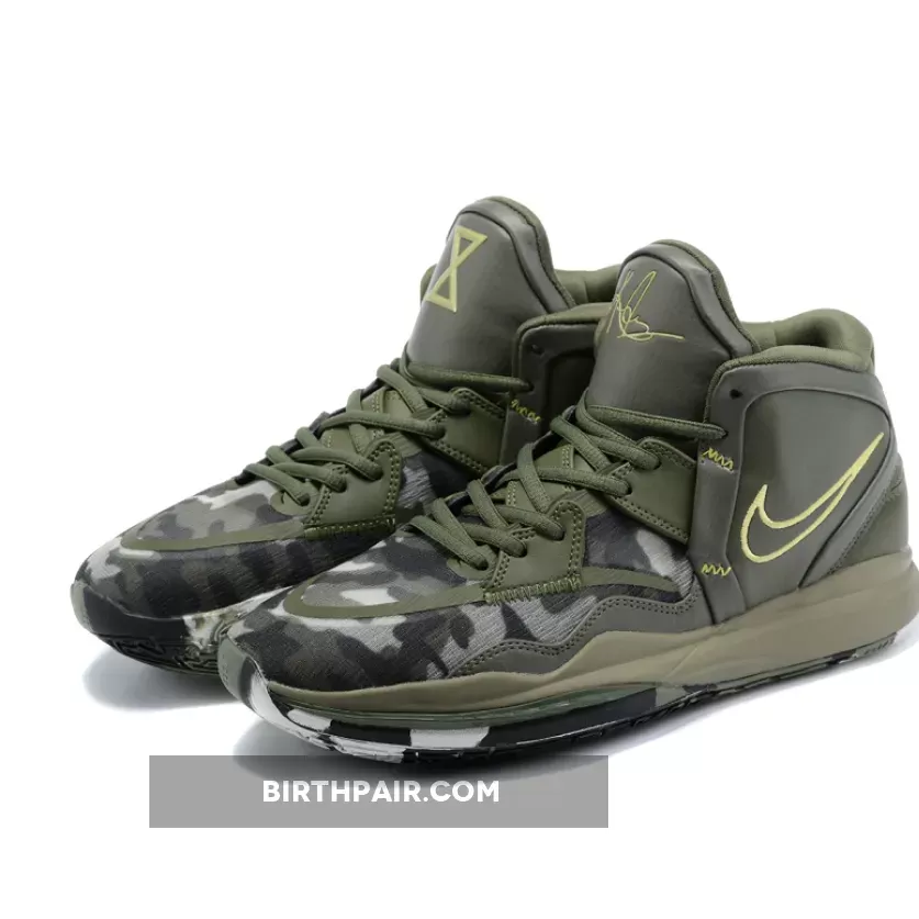 Kyrie Camo Shoes, Nike Kyrie 8 Camo Olive 1675865662