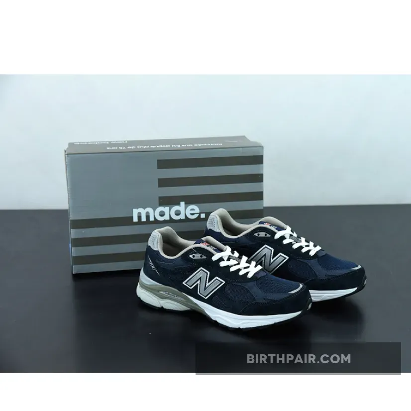 New Balanc 990v3 Navy Denim Black / New Balance 990v3 Purple