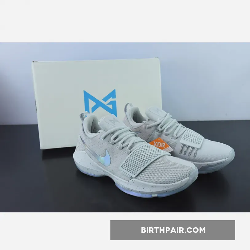 Nike PG 1 Pure Platinum/Wolf Grey-University Gold 878627-008 / Pure Platinum For Sale