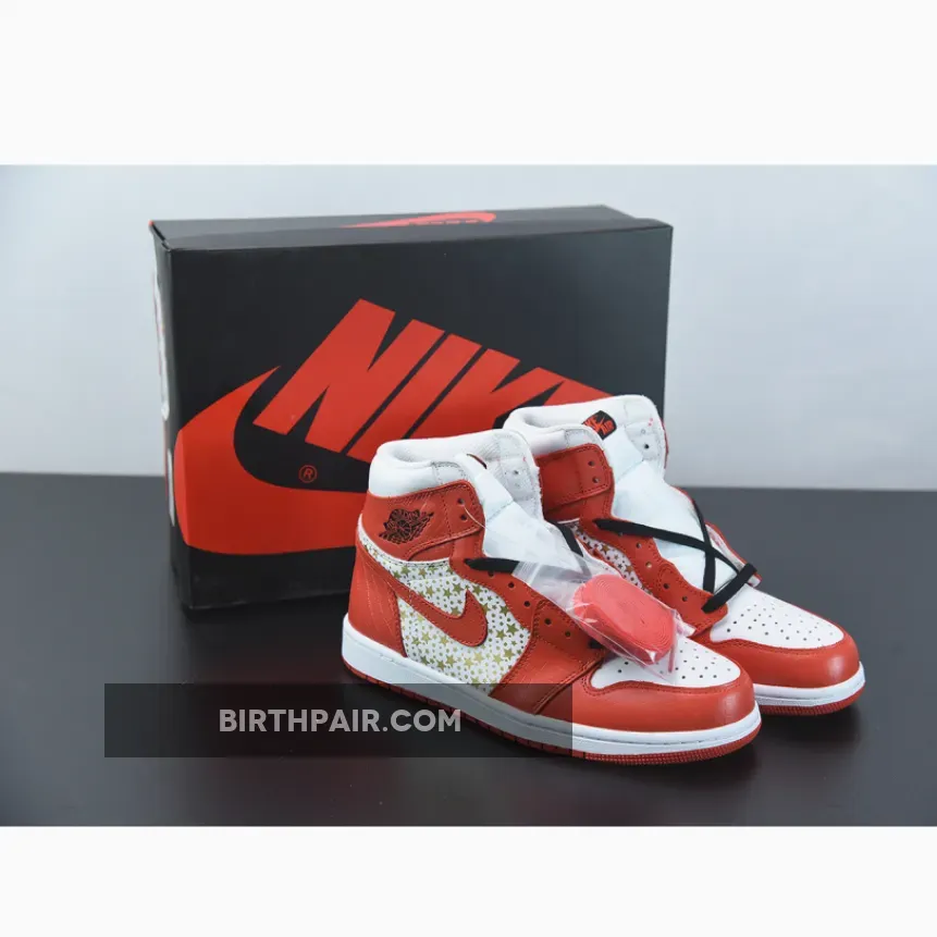 Jordan 1 Supreme / Supreme x Air Jordan 1 High Stars Varsity Red