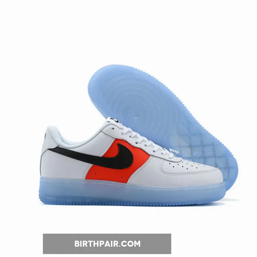 Nike Air Force 1 Low EMB White Red / Icy Soles CT2295-110