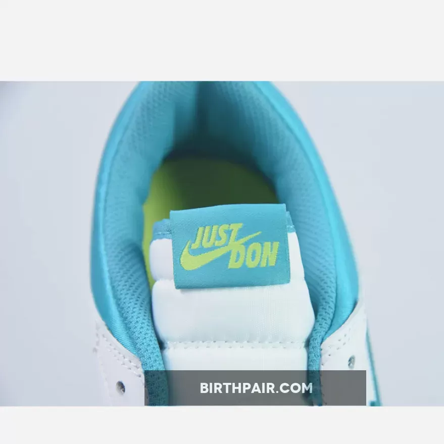 Jordan 1 Neon Yellow / Jordan Legacy 312 Low White/Ultramarine/Neon Yellow/Aquamarine