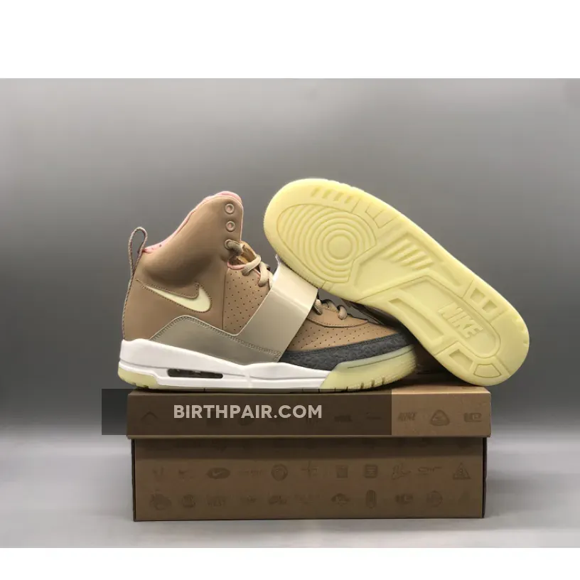 Nike Air Yeezy 1 Net Tan 366164-111 yeezy nike tan