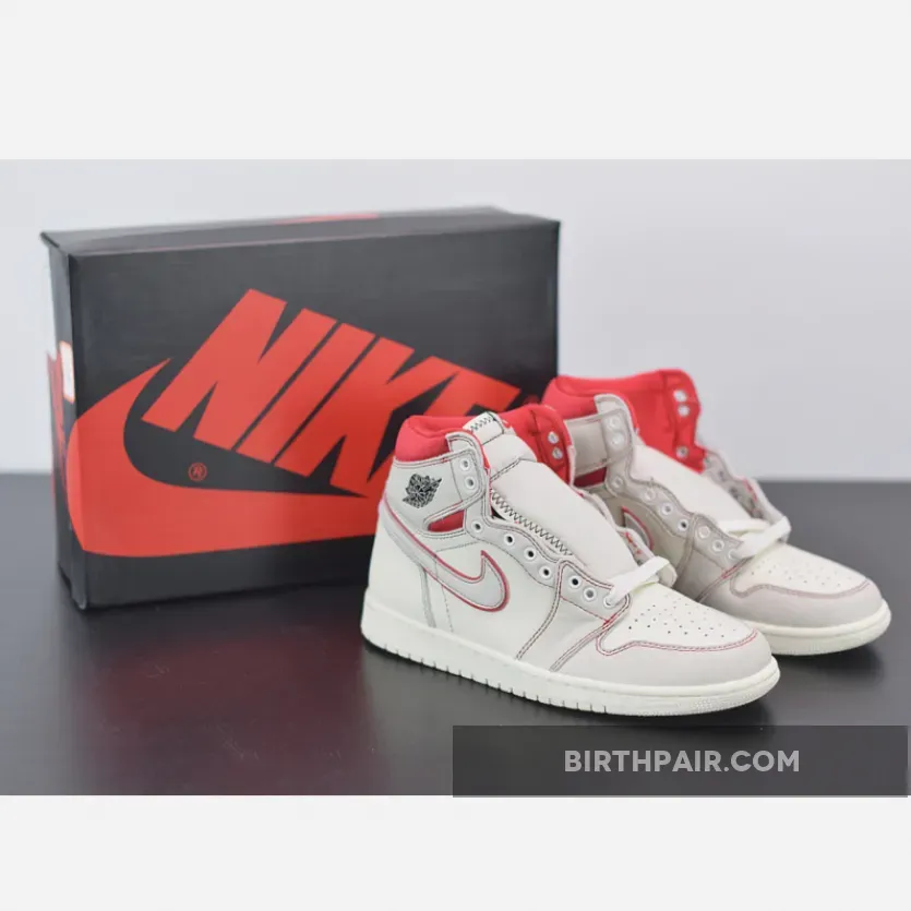 Aj1 Phantom / Air Jordan 1 'Sail/University Red' 555088-160