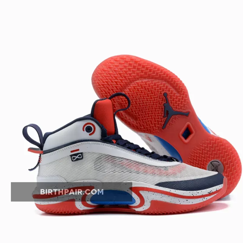 Air Jordan 36 White Red Blue Navy To Buy 1675865455