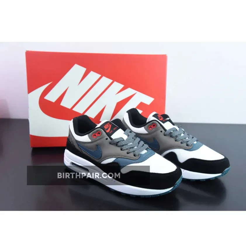 Nike Air Max 1 PRM 'Escape Treeline' White/State Blue / Nike Air Max Qs