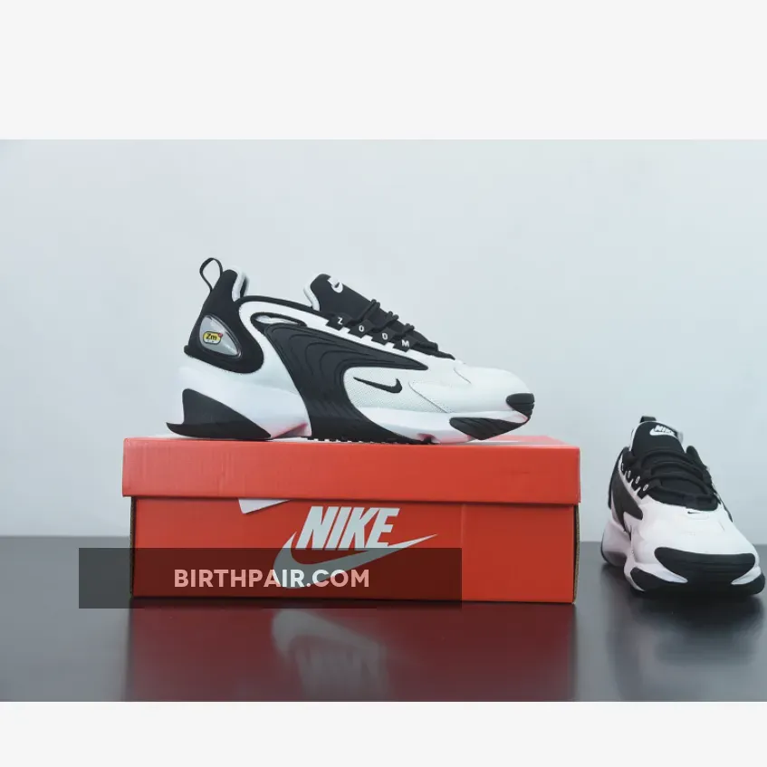 Nike Zoom 2K White Black , Nike 2000 White AO0269-101