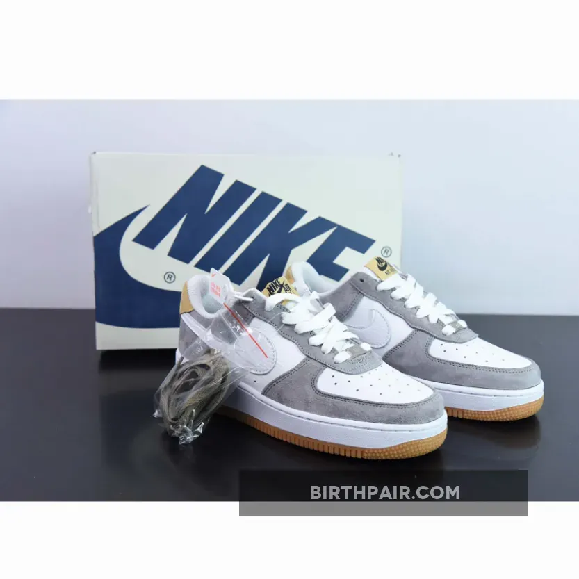 Nike Air Force 1 Low White Grey Gum Brand New 1678686093