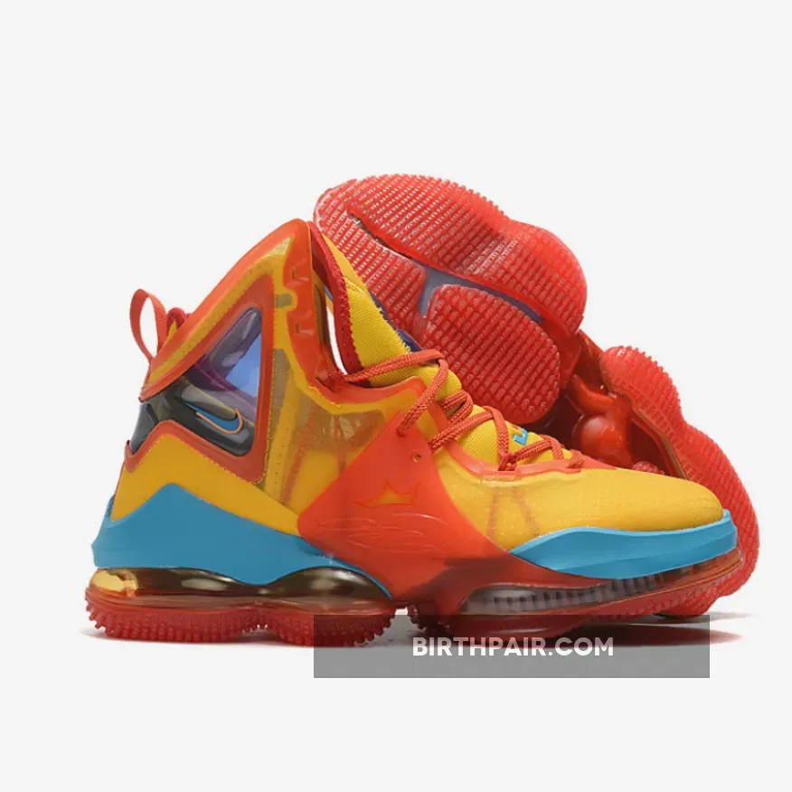 Nike LeBron 19 'Uniform Hook' Mantra Orange/University Gold/Red / lebron 19 uniform hook