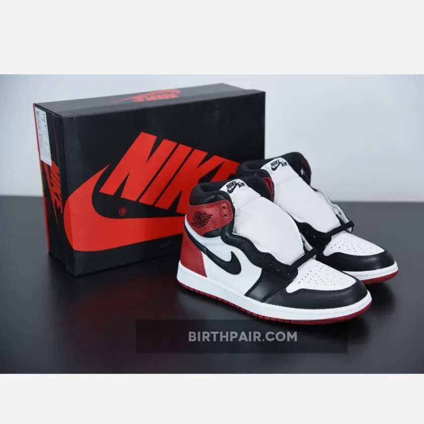 Air Jordan 1 Retro High OG 'Black Toe' 555088-125 jordan 1 retro high black gym red