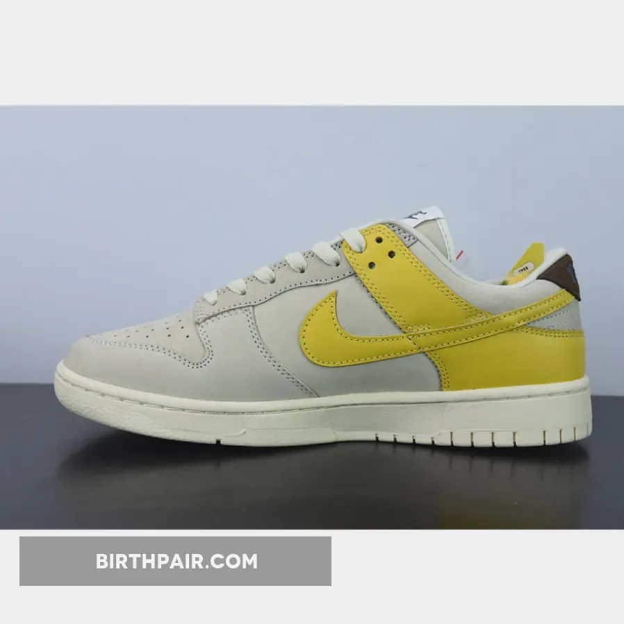 Banana Dunks Low, Nike Dunk Low Banana Coconut Milk/Vivid Sulfur-Cacao Wow