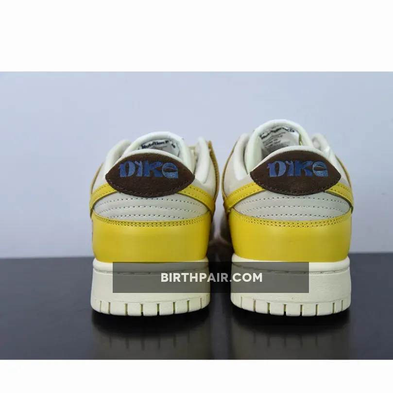 Banana Dunks Low, Nike Dunk Low Banana Coconut Milk/Vivid Sulfur-Cacao Wow