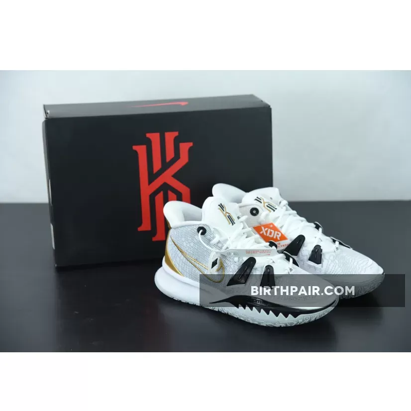 Kyrie Rings / Nike Kyrie 7 White Gold Black CQ9326-101