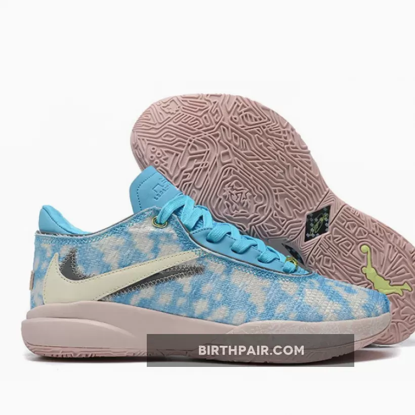 Nike LeBron 20 'All-Star' Blue Lightning/Coconut Milk-Iron Grey - new nike lebron shoes