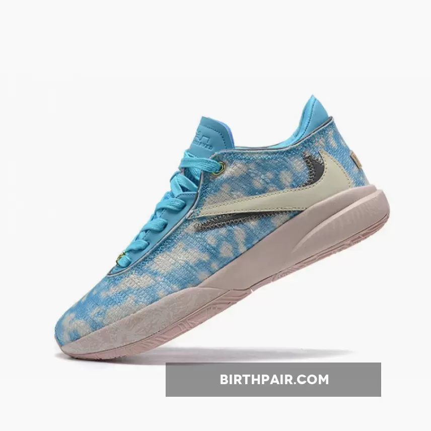 Nike LeBron 20 'All-Star' Blue Lightning/Coconut Milk-Iron Grey / Nike Lebron 20 Vivid Purple