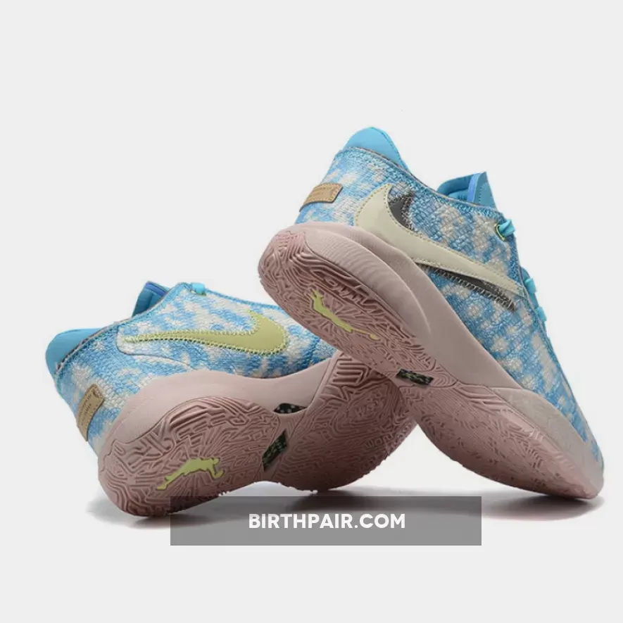 Nike LeBron 20 'All-Star' Blue Lightning/Coconut Milk-Iron Grey / Nike Lebron 20 Vivid Purple