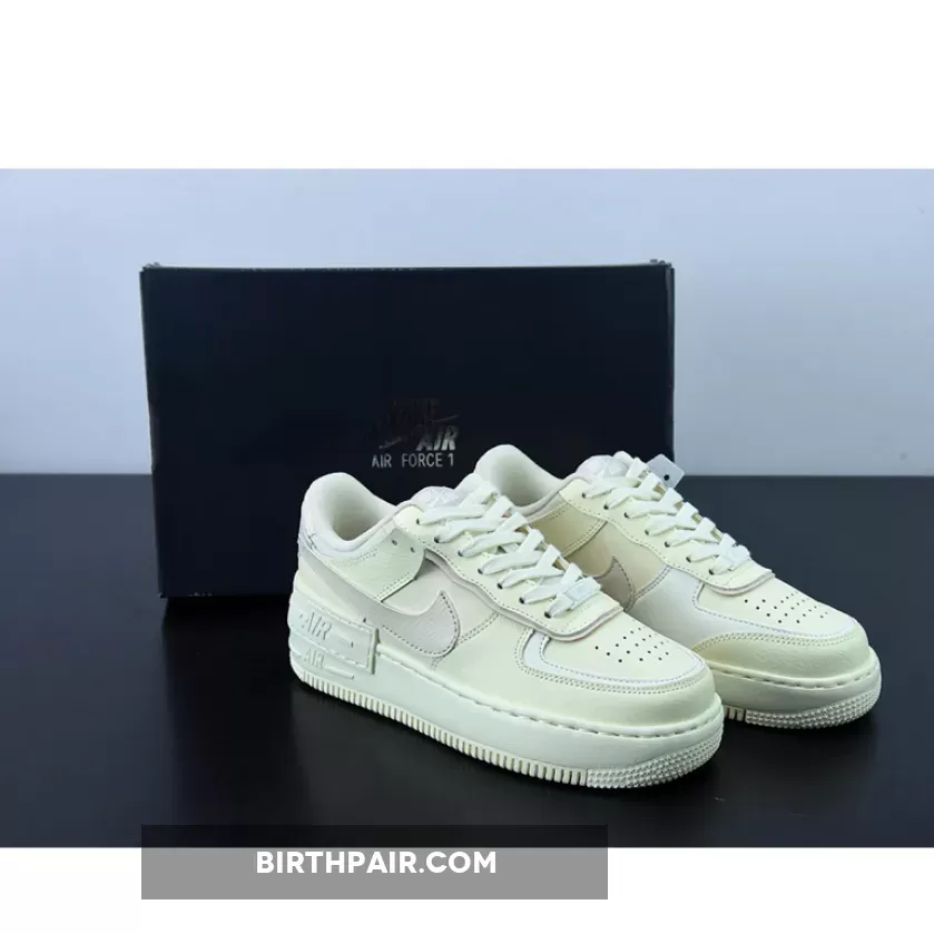 Nike Air Force 1 Low Shadow Coconut Milk CU8591-102 - Nike Af1 Shadow Coconut Milk