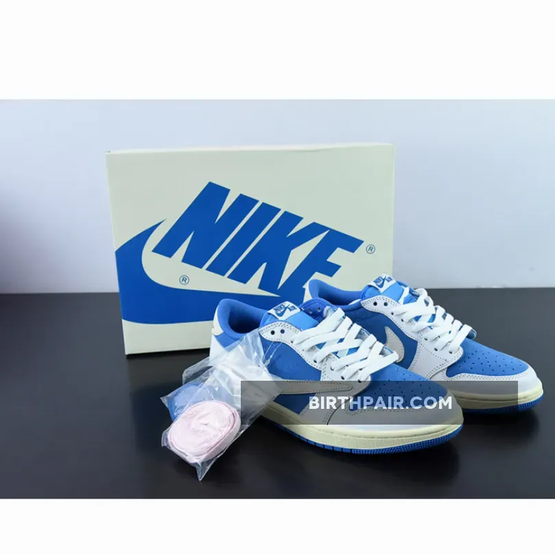 Travis Scott Unc / Travis Scott x Fragment x Nike Air Jordan 1 Low 'UNC Blue' CQ4277-212