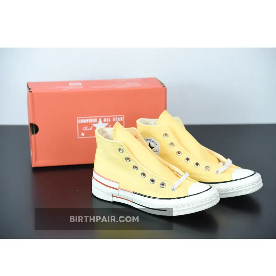 Converse Chuck 70 Colourblock High Citron Pulse For Womens 570787C converse citron pulse
