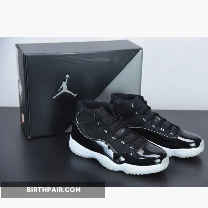 Jordan 12 Jubilee / Air Jordan 11 'Jubilee' Black/Clear-White-Metallic Silver