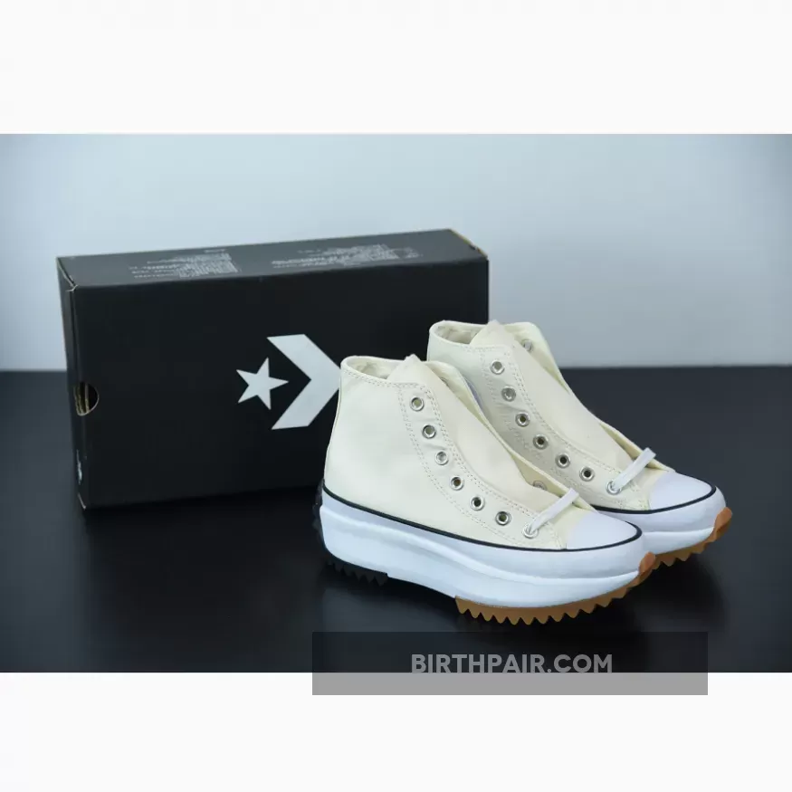 Converse Run Star Hike Hi Parchment Black #converse run star hike parchment