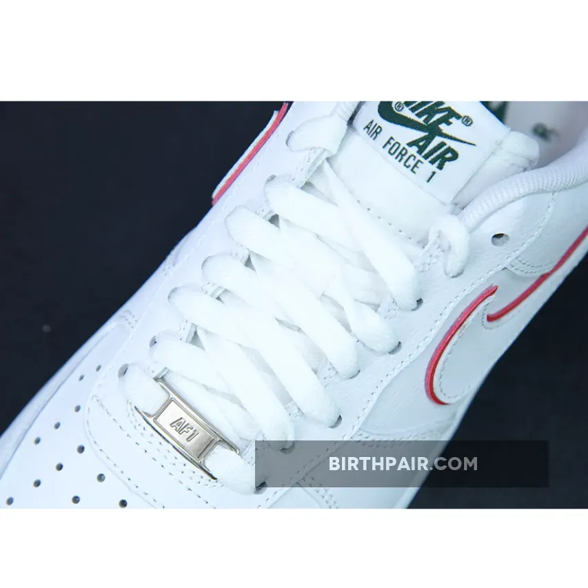 Nike Air Force 1 Low 'Just Do It' White Red / nike air force 1 just do it white