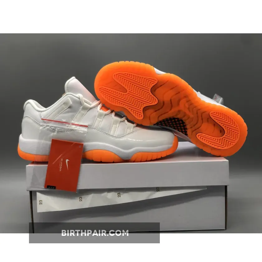 Citrus 11 Lows / Air Jordan 11 Low White/Bright Citrus