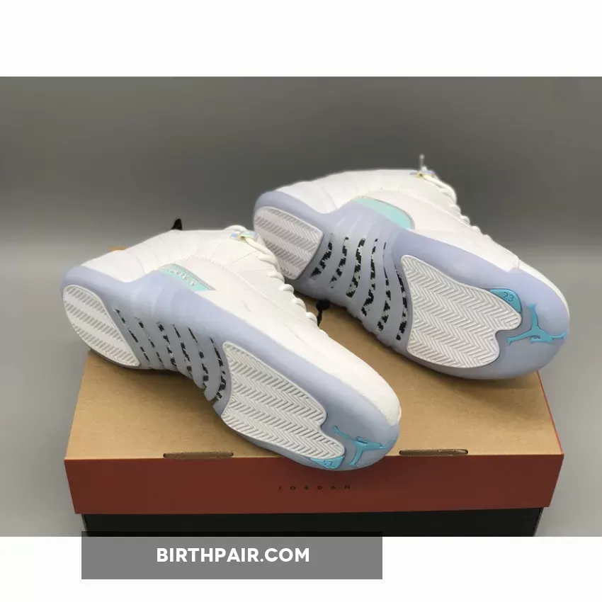 Air Jordan 12 Low 'Easter' White/White-Multi-Color Jordan 12s Low Top