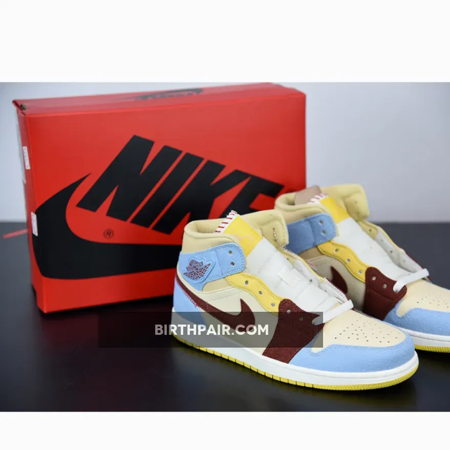 Jordan Mid Maison Chateau Rouge Maison Chateau x Air Jordan 1 Mid 'Fearless'