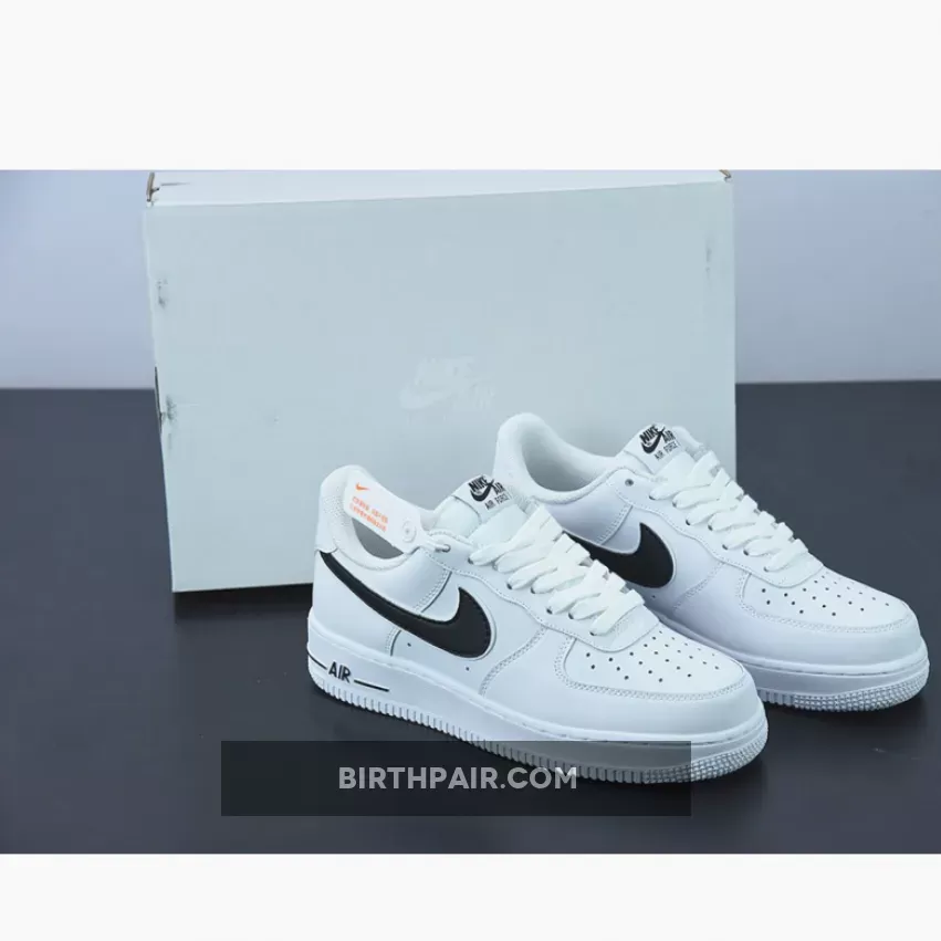 Nike Air Force 1 Low White Black AO2423-101 - nike air force 1 low '07 white black