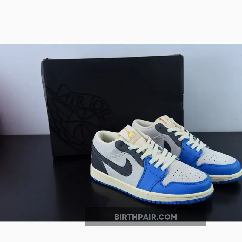 Air Jordan 1 Low SE 'Tokyo Vintage' Dutch Blue/Grey-Sail / Tokyo 96 Jordan 1 Low