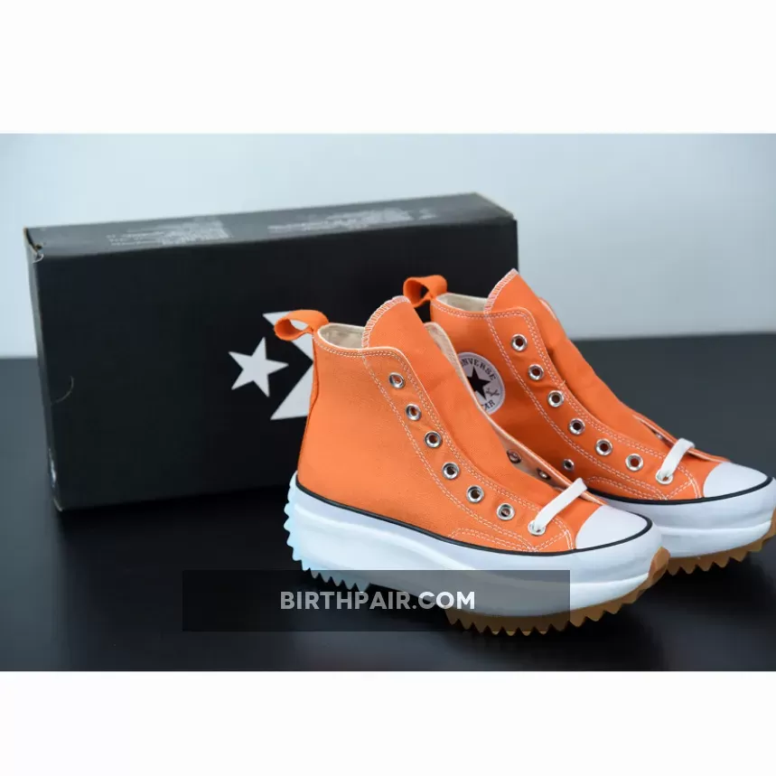 Converse Run Star Hike Hi Sunblocked Total Orange 168287C - orange converse run star hike