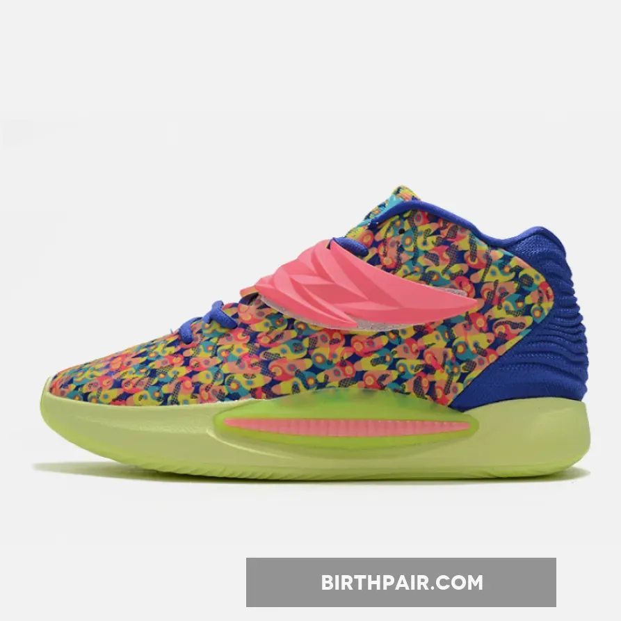 Kd 14 Ron English Nike KD 14 'Ron English' Lapis/Hyper Pink-Turquoise Blue